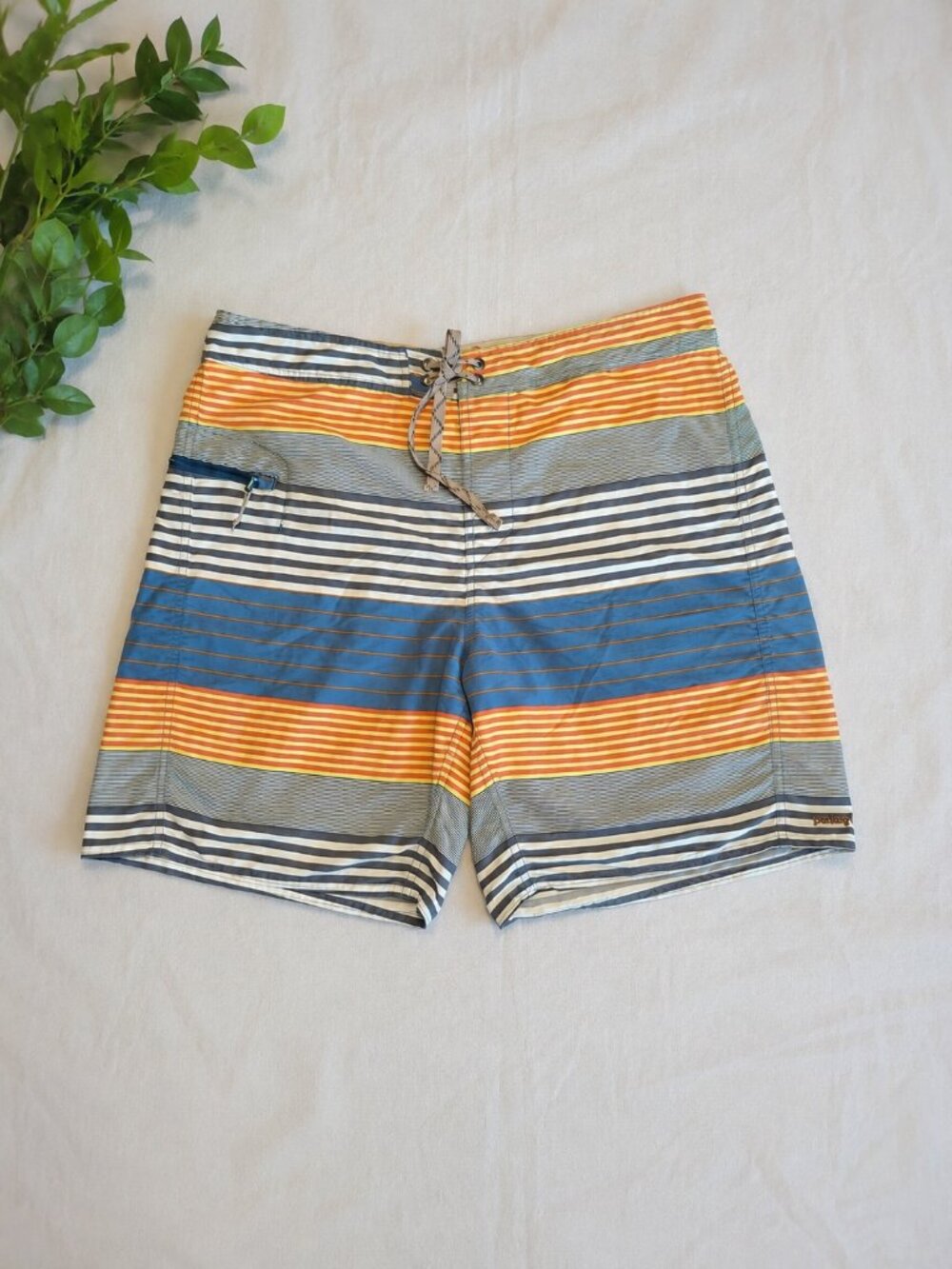 Patagonia Men's Wavefarer Striped Board Shorts